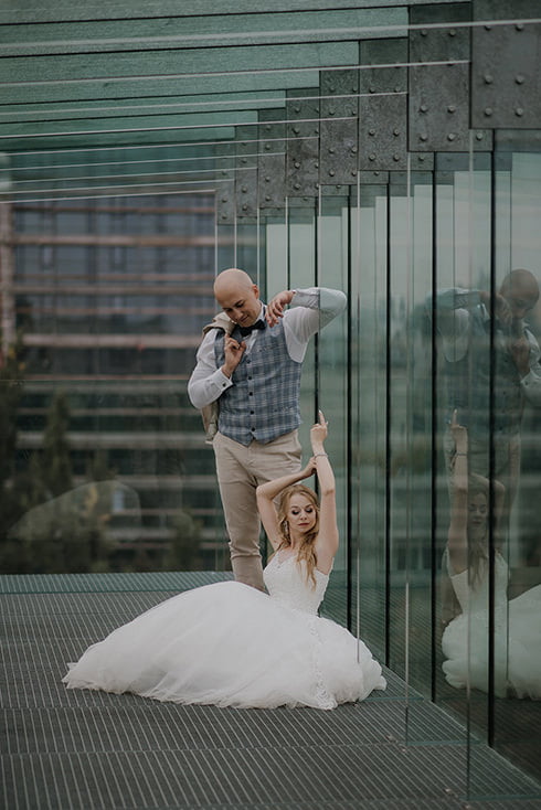 sesja plenerowa w Centrum Spotkania Kultur, Lublin